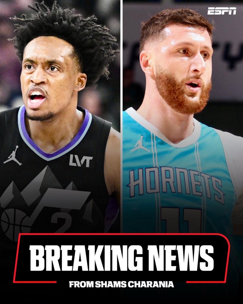 Shams：爵士交易Sexton和第二輪選秀大黃蜂返回Nurkic