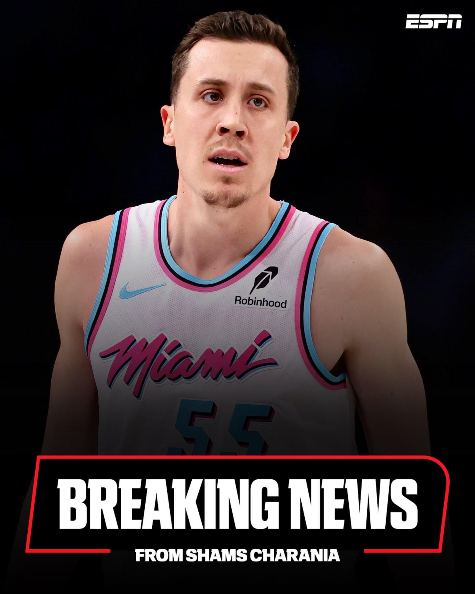 Shams：鄧肯·羅賓遜（Duncan Robinson）執(zhí)行“過早終止合同選項” 成為自由球員