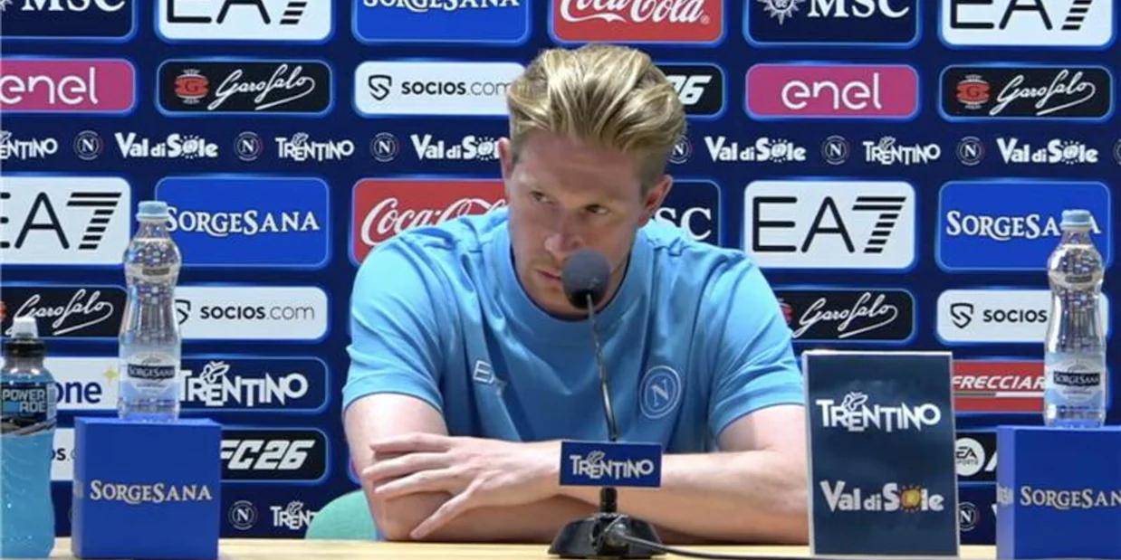 de Bruyne：那不勒斯的計劃吸引了我；我將利用我的經(jīng)驗來幫助團隊