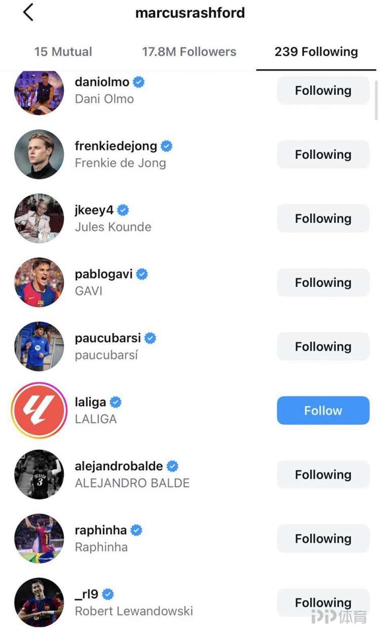 Rashford INS專注于Lewandowski和Rafinia和其他巴塞羅那球員