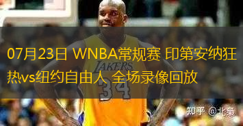 07月23日 WNBA常規(guī)賽 印第安納狂熱vs紐約自由人 全場(chǎng)錄像回放